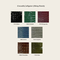 Shiny crocodile colour chart