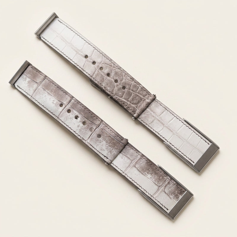 Himalayan crocodile WHOOP straps, handmade to order
